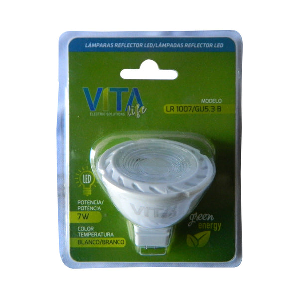 Lámpara Reflector LED Vita Life 7W, color blanco 25.000h 6000K