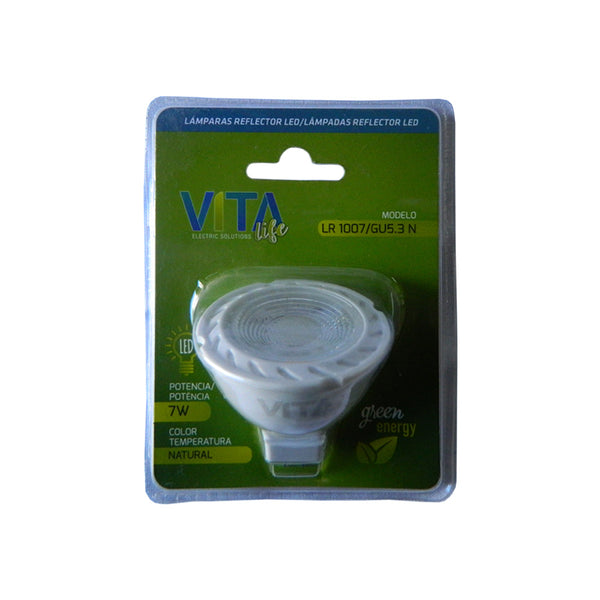 Lámpara Reflector LED Vita Life 7W, color natural 25.000h 4000K